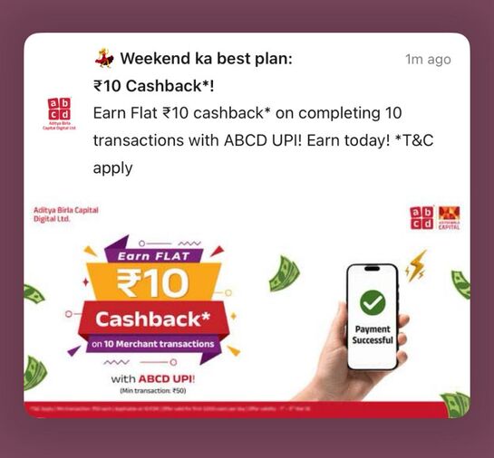 ABCD App Reward | Minimum 50x10 UPI | P2M | CC QR | Paytm Merchant QR ...