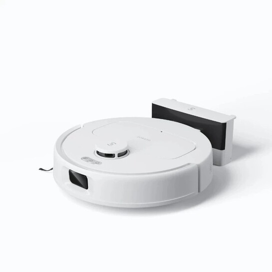ECOVACS N30 Robotic Floor Cleaner with 2 in 1 Mopping and Vacuum (WiFi Connectivity, Google Assistant and Alexa) (White)