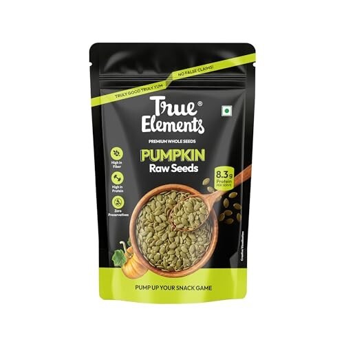 AmazonNow : True Elements Pumpkin Seeds 500g | AAA Grade