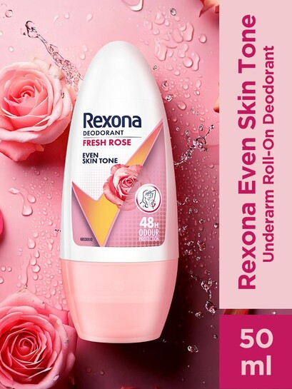 REXONA Women Fresh Rose Underarm Anti Perspirant Roll On Deodorant (50 ML)