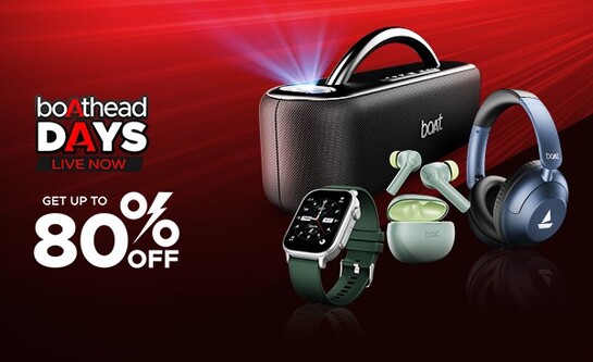 Boathead Days Live now - Get upto 80% off + Flat 5% off On Prepaid Orders