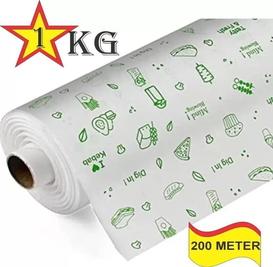 Wrapping Paper Roti MOQ -3 Foodpak FOOD WRAPPING PAPER /PAPER FOIL/BUTTER PAPER/ROTI WRAP ...
