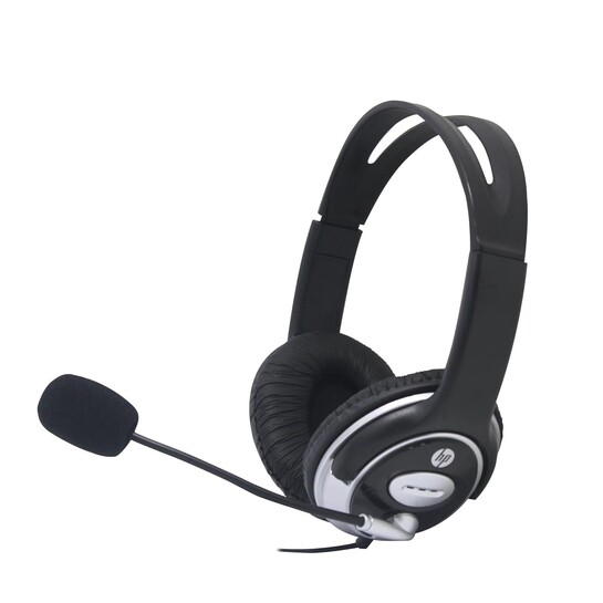 HP Wired On Ear Headphones with Mic | Noise Cancelling | Foldable | 1 Year Warranty