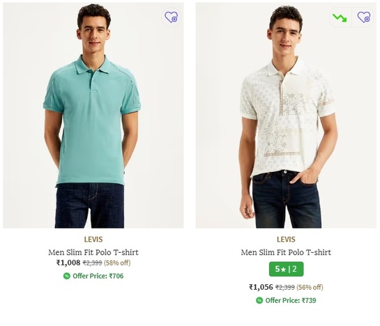 Ajio Clothing Upto 60% off (Armani Exchange, Superdry, USPA, Levis)