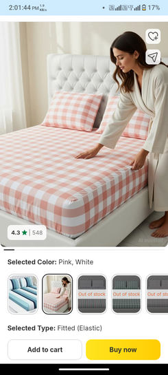 Cotton King 1 Bedsheet with 2 pillow covers ( 100% supercoins back)