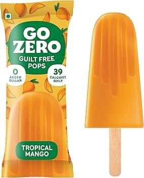 (Amazon Now) Go Zero Tropical Mango Guilt Free Fruit Pops 60 ml