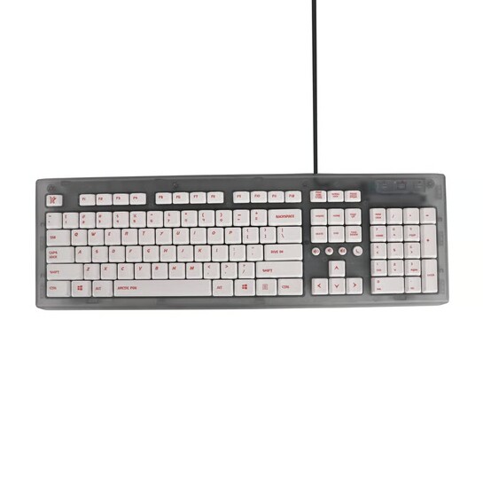 New Arctic Fox Crystal Wired Keyboard