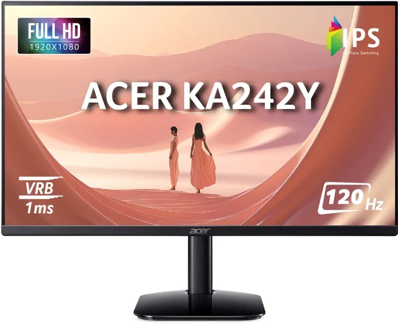 Acer 60.45 cm (24 inch) Full HD LED Backlit IPS Panel with 6 axis...more