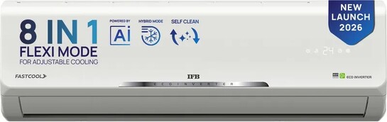 IFB 2026 Model 1.5 Ton 3 Star Split Inverter with Hybrid Mode, 8-...more