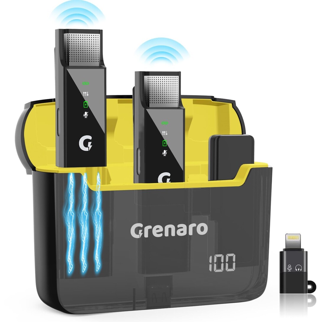 ₹600 Additional coupon Discount on Grenaro Wireless Mic 