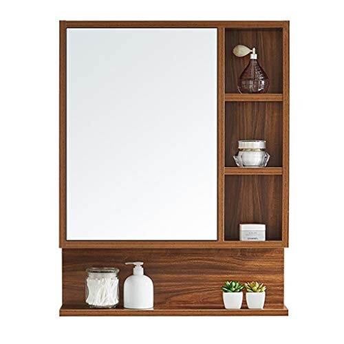 MAMTA Decoration Engineered Wood Wall Mount Dressing Table Mirror with Storage 