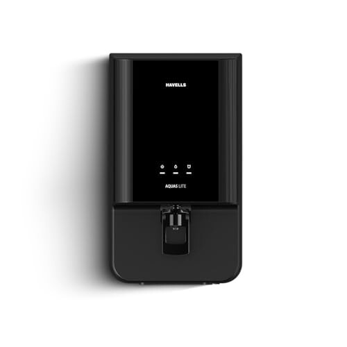 Havells Aquas Lite Water Purifier, UV + UF Purification, Black