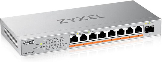 Zyxel 8-Port PoE 2.5G Multi-Gigabit Unmanaged Network Switch @ 100W