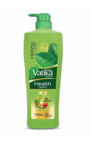 70% off || Vatika Health Heena & Amla Shampoo by Dabur 340 ml