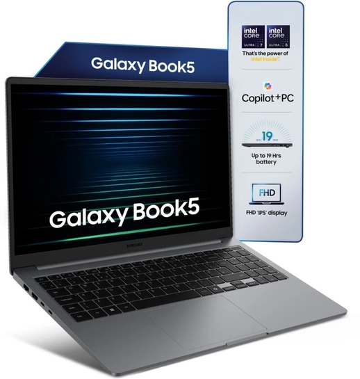 Samsung Galaxy Book5 AI Metal Intel Core Ultra 7 255U - (16 GB/1 TB SSD/Windows 11 Home) 