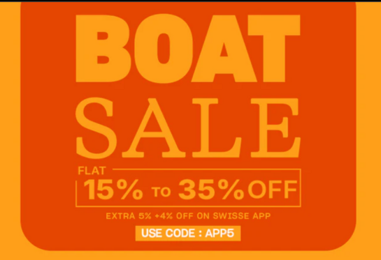 Swisse Boat Sale - Flat 15% to 35% Off