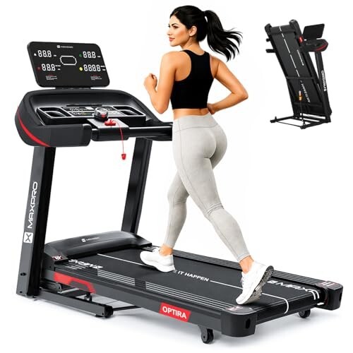 Maxpro Optira 6Hp Peak BLDC Motor Foldable Treadmill 