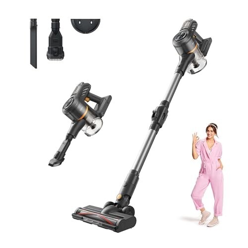DREAME Mova J20 Cordless Stick Vacuum Cleaner, 0.5 Litre