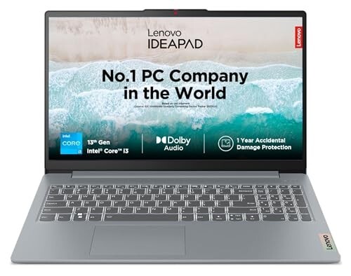 Lenovo IdeaPad Slim 3 13th Gen Intel Core i3-1315U 15.6 inch (39.6cm) FHD Laptop