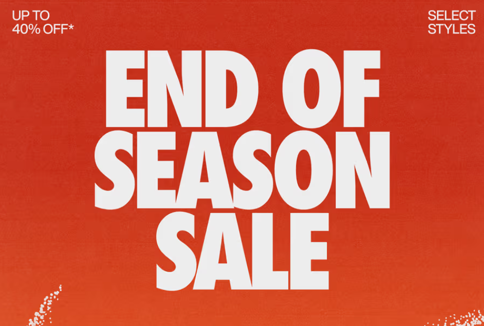 Nike - End of Season Sale - Up To 40% Off 