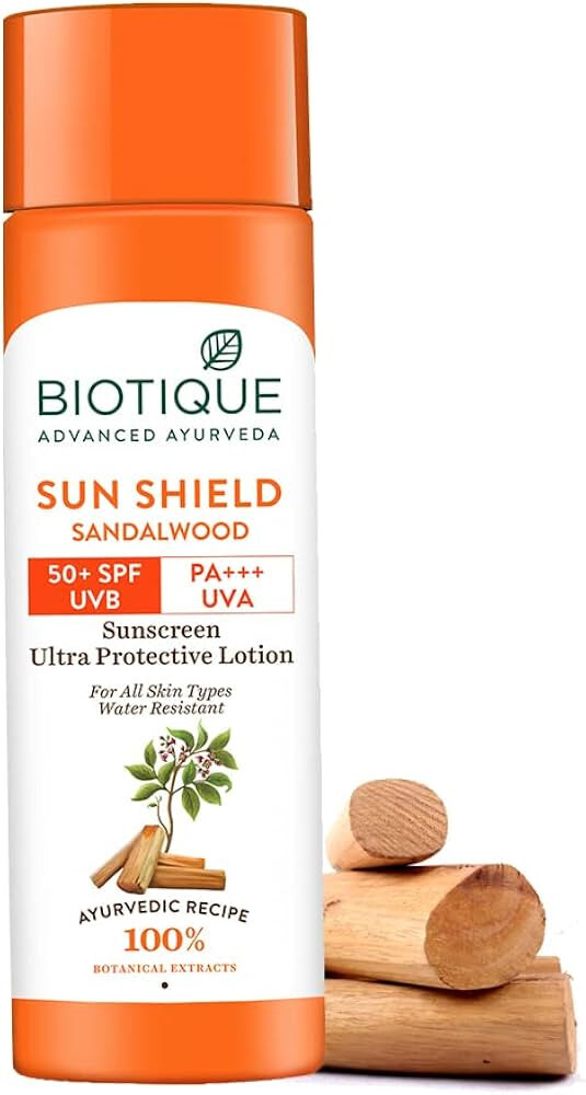 Biotique Bio Sandalwood Sunscreen Ultra Soothing Face Lotion SPF 50+