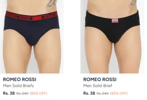 ROMEO ROSSI mens Briefs up to 85% off starts from ₹38