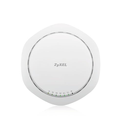 ZyXEL WAC6503D-S High Powered Dual Band Radio 2.4/5Ghz 3x3 802.11AC AP with PoE Power IPv6 Smart Antenna Design Wireless Access Point- 1 Year Nebula Cloud Pro Pack License Bundled