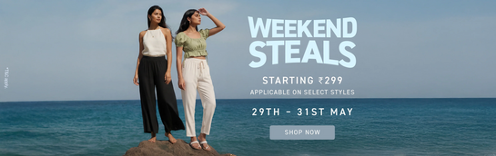 Gocolors - WEEKEND STEALS Starting @ ₹299 Upto 60% off |Get flat ₹200 Off on your first order