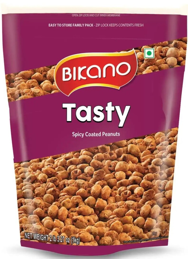 Zepto : Bikano Tasty Peanuts 1 Kg (Location Specific)