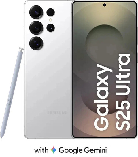 Samsung Galaxy S25 Ultra 5G (12 GB, 256 GB, Titanium Whitesilver)