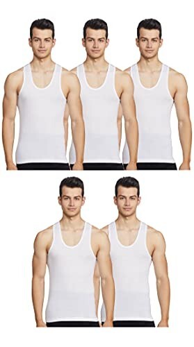 Rupa Jon Sleeveless Vest for Men Pack of 5 [3% coupon] (Available size M,L,2XL)
