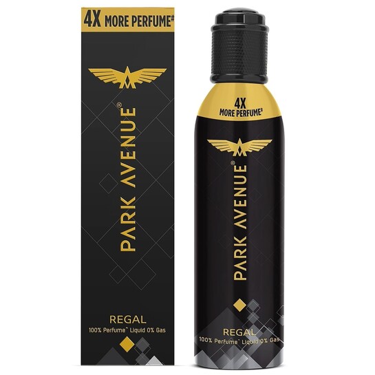  Park Avenue Regal No Gas Premium Perfume for Men Long Lasting Fragrance, 130ml