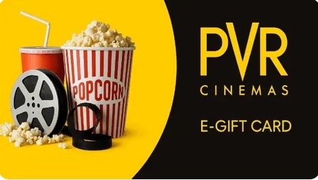  PVR Cinemas E-Gift Card ₹500 @ ₹350 Only  Flat ₹150 OFF (30% Discount) |  on Crafin 