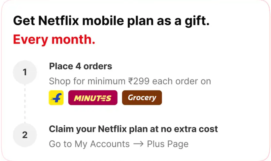 How to Get Flipkart Netflix Offer (Step-by-Step)