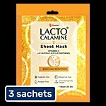 Bigbasket - Lacto Calamine Vitamin C Face Sheet Mask |Instant Hydration |Glycolic Acid & D-Panthenol|30 g (Pack of 3)