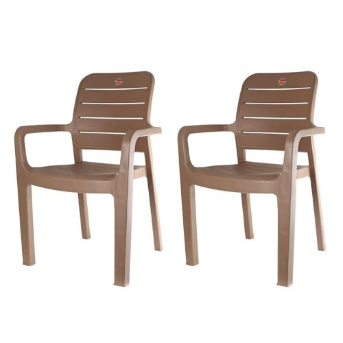 Cello Trident Chair Set of 2, Marble Beige