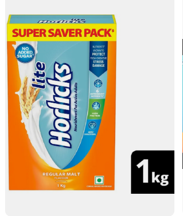 Horlicks Lite Regular Malt 1kg
