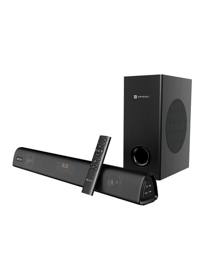 Portronics Pure Sound Pro X 80W Soundbar With Wired Subwoofer - Speakers 
