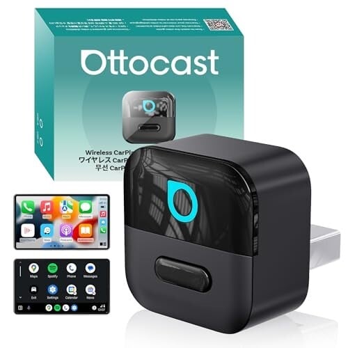 OTTOCAST Mini Pico 2026 Wireless CarPlay Adapter for iPhone & Android [₹300 Coupon discount]