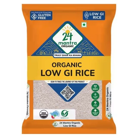 Zepto - 24 Mantra Organic Low Gi Rice 5kg (location specific)