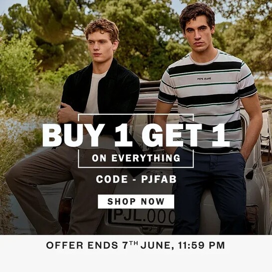 Pepejeans - BUY 1 GET 1 on Jeans,Shirts,T-Shirts, Sneakers, Polos