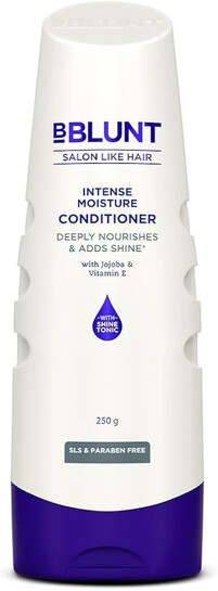 BBLUNT Intense Moisture Conditioner With Vitamin E & Jojoba For Dry & Frizzy Hair - 250 Grams
