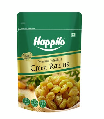 Happilo Premium Seedless Green Raisins 250g (Kishmish) {Price Error}