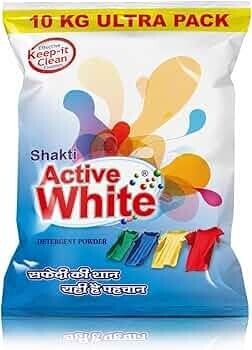  Active White Ultra Detergent Powder - 10 kg Family Pack