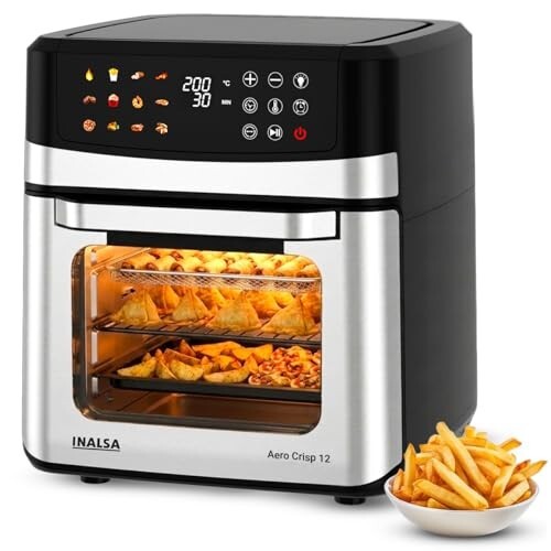 INALSA Air Fryer Oven|12L,1700W, 2025Model AeroCrisp 12