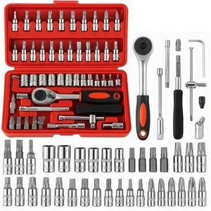 DEAGAN 46PCS Sockets Extension Bars, Mechanic Tool Kits