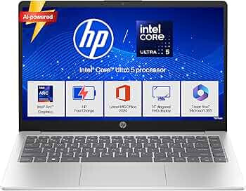 HP 14, Intel Core Ultra 5 125H (24GB DDR5, 1TB SSD) Laptop