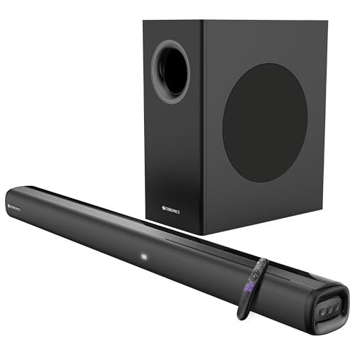 ZEBRONICS Juke BAR 4100 Soundbar, 200 Watts, Virtual 5.1, Quad Driver Soundbar