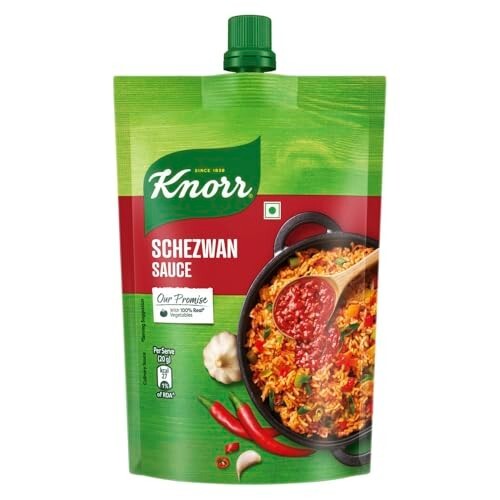 [Maybe MRP ERROR] Knorr Schezwan Sauce|| 200 g | Pack of 4