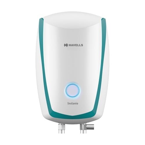 Havells Instanio 3L Instant Water Heater(Geyser)| Temp. Sensing LED Indicator| Rust & Shock Proof Body|(White Blue)